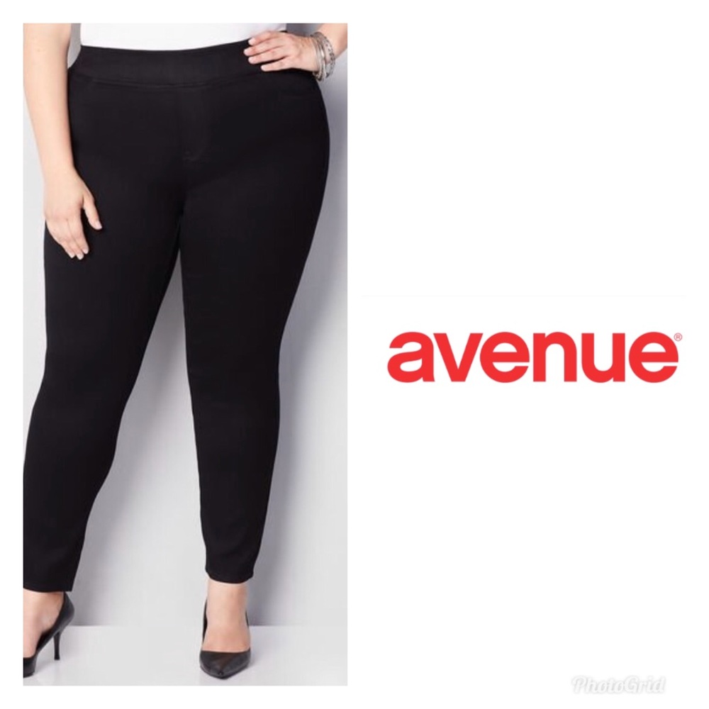 Avenue Butter Denim Skinny leg pull ons